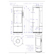 Печь-камин LUANCO N 01 керамика