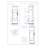 Аккумуляционная печь-камин LUANCO N 02 AKUM камень