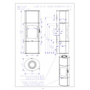 Аккумуляционная печь-камин LUGO N 01 AKUM керамика