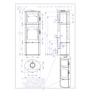 Печь-камин с духовкой LUGO N 01 BF керамика