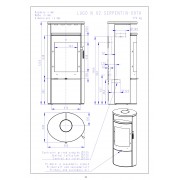 Печь-камин LUGO N 02 камень