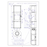 Аккумуляционная печь-камин LUGO N 02 AKUM камень