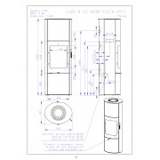 Аккумуляционная печь-камин LUGO N 03 AKUM листовой металл