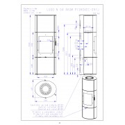 Аккумуляционная печь-камин LUGO N 04 AKUM песчаник