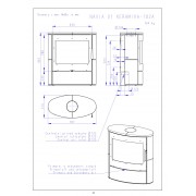 Печь-камин NAVIA 01 керамика