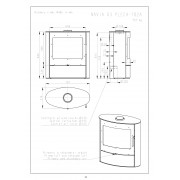 Піч-камін NAVIA 03 листовий метал