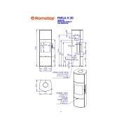 PARLA H 3S 20 камень - аккумуляционная печь-камин