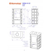 Печь-камин SIENA N 02 керамика