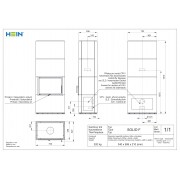 Кахельний дизайнерський камін SOLID F
