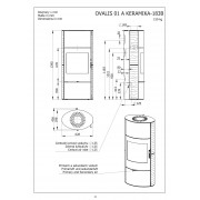 Акумуляційна піч-камін SONE 01 A кераміка з рельєфною структурою