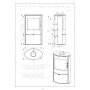 Піч-камін SONE 02 камінь