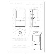 Печь-камин SONE 03 листовой металл