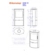 Піч-камін SONE 04 пісковик
