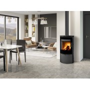 Печь-камин SONE G 01 керамика с рельефной структурой