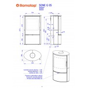 Печь-камин SONE G 05 керамика