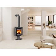 STROMBOLI G T 30 – стальная поворотная каминная печь на ножке