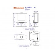 STROMBOLI T 30 – стальная поворотная каминная печь на ножке.