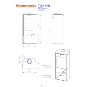 Піч-камін TALA N 06 листовий метал