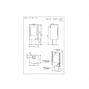 TALA 18 - стальная печь на ноге