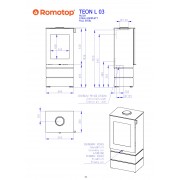 Піч-камін TILU L 03 сталева