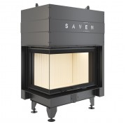 Каминная угловая топка SAVEN Energy Up 75х50х47L (15,1 kW) ECO