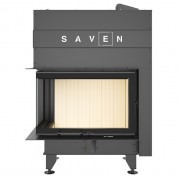 Каминная угловая топка SAVEN Energy Up 75х50х47L (15,1 kW) ECO