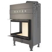 Каминная угловая топка SAVEN Energy Up 75х50х47L (15,1 kW) ECO