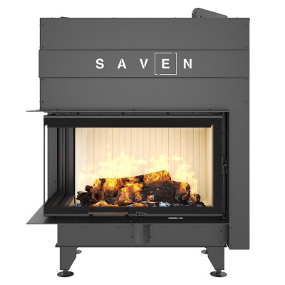 Камінна топка кутова SAVEN Energy Up 85х50х47L (17,0 kW) ECO