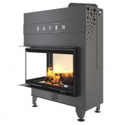 Каминная угловая топка SAVEN Energy Up 85х50х47L (17,0 kW) ECO