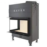 Каминная угловая топка SAVEN Energy Up 85х50х47L (17,0 kW) ECO