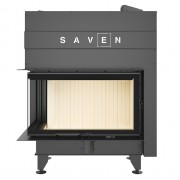 Каминная угловая топка SAVEN Energy Up 85х50х47L (17,0 kW) ECO