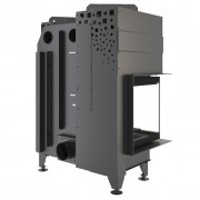 Каминная угловая топка SAVEN Energy Up 85х50х47L Black (17,0 kW) ECO