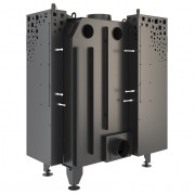 Каминная угловая топка SAVEN Energy Up 85х50х47L Black (17,0 kW) ECO