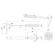 Кочерга для каміна SAVEN Poker S (30cm) white
