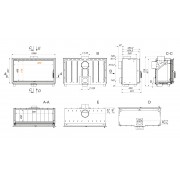 Каминная вставка SAVEN Into 100х62 ECO