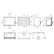 Каминная вставка SAVEN Into 80х62 ECO