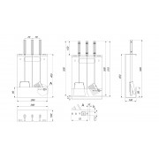 Каминный набор SAVEN Set 3 L black