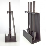 Каминный набор SAVEN Set 4 L black