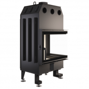 Каминная угловая топка SAVEN Energy 65×50×47R (14,5 kW) ECO