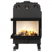 Каминная угловая топка SAVEN Energy 75х50х47L (15,1 kW) ECO