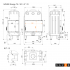 Камінна топка кутова SAVEN Energy 75×50×47R (15,1 kW) ECO