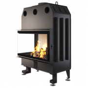 Каминная угловая топка SAVEN Energy 85×50×47L (17,0 kW) ECO