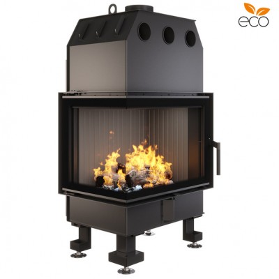 Камінна топка кутова SAVEN Energy 65х50х47L Black (14,5 kW) ECO