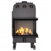 Каминная угловая топка SAVEN Energy 65×50×47R Black (14,5 kW) ECO