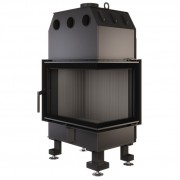 Каминная угловая топка SAVEN Energy 65×50×47R Black (14,5 kW) ECO