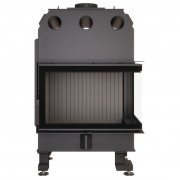 Каминная угловая топка SAVEN Energy 75×50×47R Black (15,1 kW) ECO