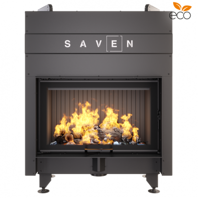 Камінна топка SAVEN Energy Up 80х50 Black (17,0 kW) ECO