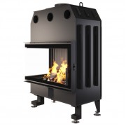 Каминная угловая топка SAVEN Energy 85×50×47L Black (17,0 kW) ECO
