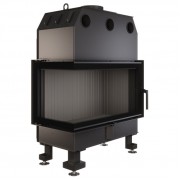Каминная угловая топка SAVEN Energy 85×50×47L Black (17,0 kW) ECO