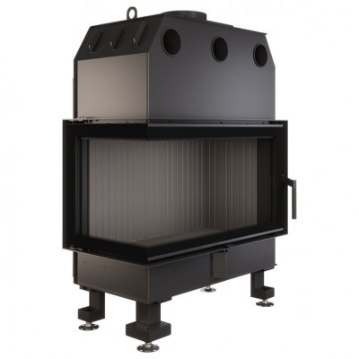 Камінна топка кутова SAVEN Energy 85×50×47L Black (17,0 kW) ECO